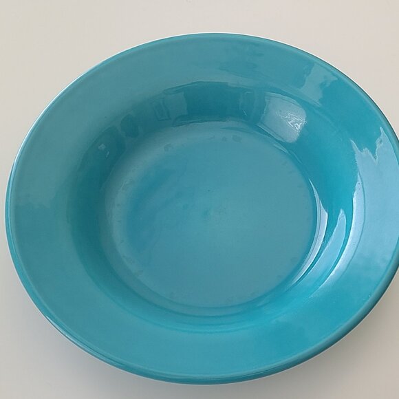 Coors China Company Mid Century Turquoise Blue Soup Bowl - Picture 2 of 8